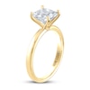 THE LEO Artisan Diamond Solitaire Engagement Ring 2 ct tw Princess-cut 14K Yellow Gold