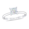 THE LEO First Light Diamond Princess-Cut Solitaire Engagement Ring 1 ct tw 14K White Gold