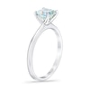 THE LEO First Light Diamond Princess-Cut Solitaire Engagement Ring 1 ct tw 14K White Gold