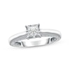 Kay Diamond Solitaire Engagement Ring 1 ct tw Princess/Round 10K White Gold