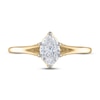 Thumbnail Image 2 of Diamond Solitaire Ring 3/4 ct tw Marquise & Round-cut 14K Yellow Gold (I/I2)