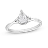 Diamond Solitaire Engagement Ring 5/8 ct tw Pear-Shaped 14K White Gold