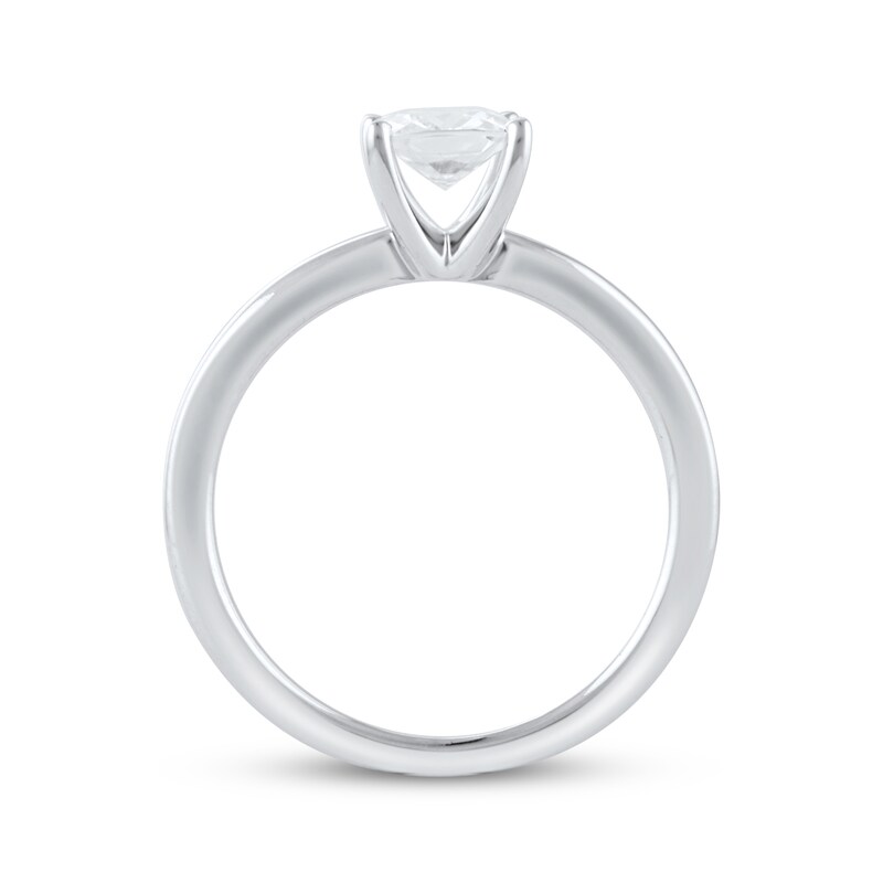 Lab-Created Diamonds by KAY Cushion-Cut Solitaire Engagement Ring 1 ct tw 14K White Gold (F/SI2)