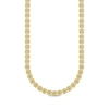 Thumbnail Image 3 of Men's Multi-Diamond Cupped Link Necklace 3-1/2 ct tw 10K Yellow Gold 20"