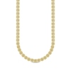 Thumbnail Image 4 of Men's Multi-Diamond Cupped Link Necklace 3-1/2 ct tw 10K Yellow Gold 20&quot;