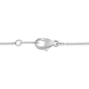 Thumbnail Image 4 of KAY Lab-Grown Diamonds Baguette & Round-Cut Ladder Necklace 5/8 ct tw 14K White Gold 18&quot;