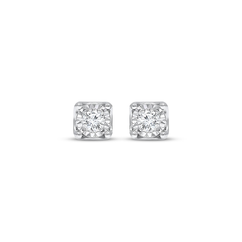 Diamond Stud Earrings 1/3 ct tw Sterling Silver (J/I3) | Kay
