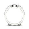 Thumbnail Image 4 of Lab-Grown Diamonds Marquise & Baguette-Cut Enhancer Ring 2-1/2 ct tw 14K White Gold