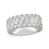 Thumbnail Image 1 of Neil Lane Artistry Baguette & Round-Cut Lab-Grown Diamond Anniversary Band 3 ct tw 14K White Gold