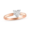 Thumbnail Image 0 of Heart-Shaped Diamond Solitaire Engagement Ring 1 ct tw 14K Rose Gold (I/I2)