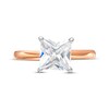 Thumbnail Image 3 of Now + Forever Certified Princess-Cut Diamond Solitaire Engagement Ring 2 ct tw 14K Rose Gold (I/I2)