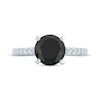 Thumbnail Image 3 of Now + Forever Round-Cut Black & White Diamond Engagement Ring 2-1/5 ct tw 14K White Gold