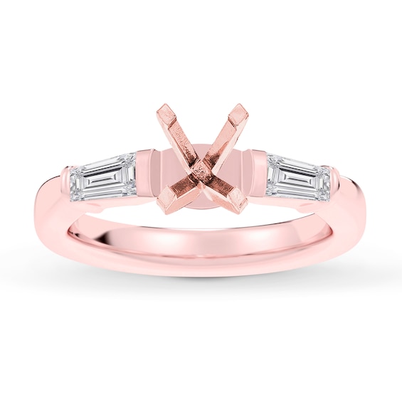 Now + Forever Lab-Grown Diamonds Engagement Ring Setting 1/2 ct tw 14K Rose Gold