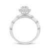 Thumbnail Image 2 of Linked Always Oval-Cut Diamond Halo Engagement Ring 1-1/4 ct tw 14K White Gold