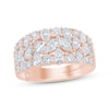Thumbnail Image 0 of Monique Lhuillier Bliss Marquise, Pear & Round-Cut Lab-Created Diamond Anniversary Ring 2 ct tw 18K Rose Gold