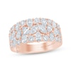 Thumbnail Image 1 of Monique Lhuillier Bliss Marquise, Pear & Round-Cut Lab-Grown Diamond Anniversary Ring 2 ct tw 18K Rose Gold