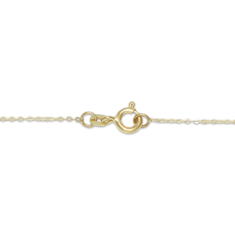 Main Image 3 of Script &quot;Love&quot; Necklace 10K Yellow Gold 18&quot;