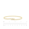 Thumbnail Image 2 of Diamond Link Bracelet with Magnetic Clasp 1/2 ct tw 10K Yellow Gold 7"
