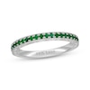 Thumbnail Image 0 of Neil Lane Natural Emerald Anniversary Ring 14K White Gold