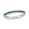 Thumbnail Image 1 of Neil Lane Natural Emerald Anniversary Ring 14K White Gold