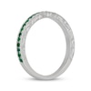 Thumbnail Image 1 of Neil Lane Natural Emerald Anniversary Ring 14K White Gold