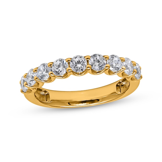 Now + Forever Lab-Grown Diamonds Anniversary Ring 1 ct tw 14K Yellow Gold