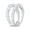 Thumbnail Image 2 of Now + Forever Lab-Grown Diamonds Oval & Round-Cut Enhancer Ring 2 ct tw 14K White Gold