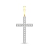 Thumbnail Image 1 of Men's Diamond Cross Charm 1-1/2 ct tw 10K Yellow Gold