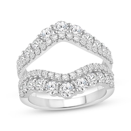 Now + Forever Lab-Grown Diamonds Enhancer Ring 2 ct tw 14K White Gold