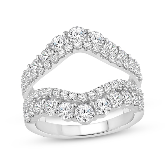 Now + Forever Lab-Grown Diamonds Enhancer Ring 2 ct tw 14K White Gold