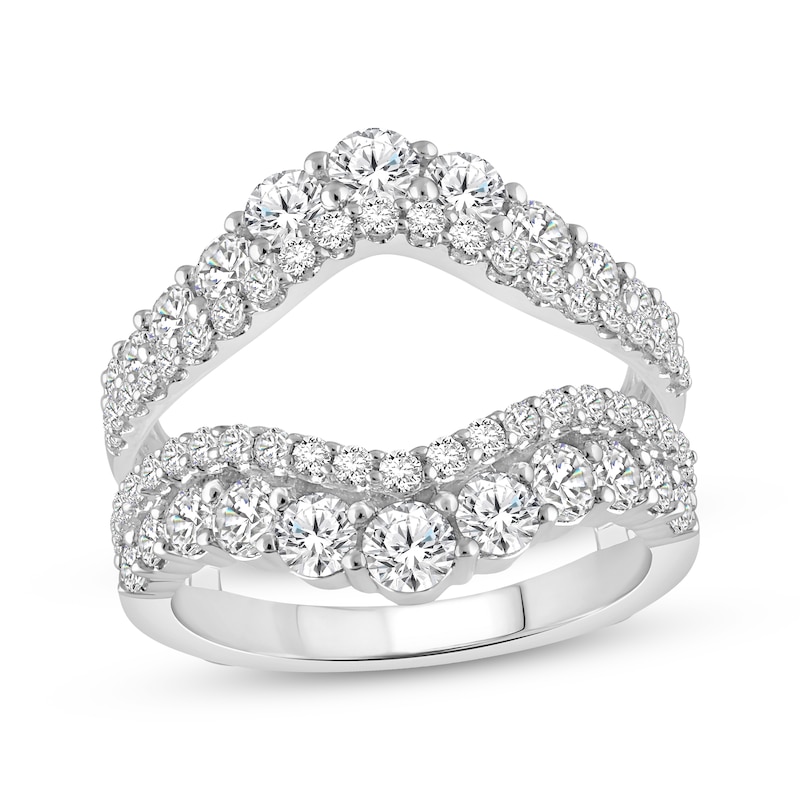 Main Image 1 of Now + Forever Lab-Grown Diamonds Enhancer Ring 2 ct tw 14K White Gold