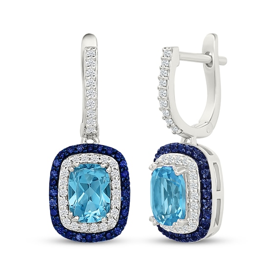 Cushion-Cut Swiss Blue Topaz