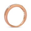 Thumbnail Image 3 of Le Vian Diamond Three-Stone Ring 1/3 ct tw 14K Strawberry Gold