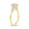 Thumbnail Image 2 of Now + Forever Lab-Grown Diamonds Round-Cut Hidden Halo Engagement Ring 2 ct tw 14K Yellow Gold