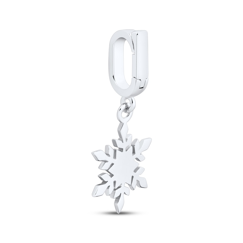 Main Image 3 of Charmed Memories Snowflake Charm Sterling Silver