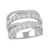 Thumbnail Image 1 of KAY Lab-Grown Diamonds Crossover Fashion Ring 3 ct tw 14K White Gold