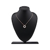 Thumbnail Image 5 of Pear-Shaped Diamond Two-Row Circle Necklace 1 ct tw 10K Rose Gold 18"
