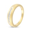 Thumbnail Image 2 of Men's Now + Forever Diamond Wedding Band 1/10 ct tw 10K Yellow Gold