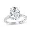 Thumbnail Image 1 of Now + Forever Lab-Grown Diamonds Oval-Cut Engagement Ring 3-1/2 ct tw 14K White Gold