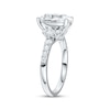 Thumbnail Image 2 of Now + Forever Lab-Grown Diamonds Oval-Cut Engagement Ring 3-1/2 ct tw 14K White Gold