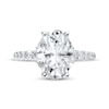 Thumbnail Image 4 of Now + Forever Lab-Grown Diamonds Oval-Cut Engagement Ring 3-1/2 ct tw 14K White Gold