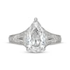 Thumbnail Image 3 of Neil Lane Artistry Heritage Pear-Shaped Lab-Grown Diamond Halo Engagement Ring 3-1/4 ct tw Platinum