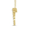 Thumbnail Image 2 of KAY Lab-Grown Diamonds Heart Outline Necklace 1/2 ct tw 10K Yellow Gold 18"