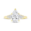 Thumbnail Image 3 of Now + Forever Lab-Grown Diamonds Pear-Shaped Engagement Ring 2-1/5 ct tw 14K Yellow Gold