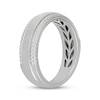Thumbnail Image 2 of Neil Lane Men's Herringbone Wedding Band 14K White Gold