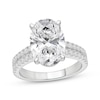Thumbnail Image 1 of Now + Forever Lab-Grown Diamonds Oval-Cut Engagement Ring 4-1/2 ct tw 14K White Gold
