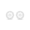 Thumbnail Image 2 of Unstoppable Love Lab-Grown Diamond Stud Earrings 1 ct tw 10K White Gold