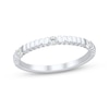 Thumbnail Image 1 of Now + Forever Diamond Three-Stone Anniversary Ring 1/10 ct tw 10K White Gold