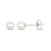 Thumbnail Image 3 of Cultured Pearl Stud Earrings 4.5-5mm Sterling Silver