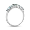 Thumbnail Image 3 of Le Vian Montana Sapphire Ombré Ring 14K Vanilla Gold